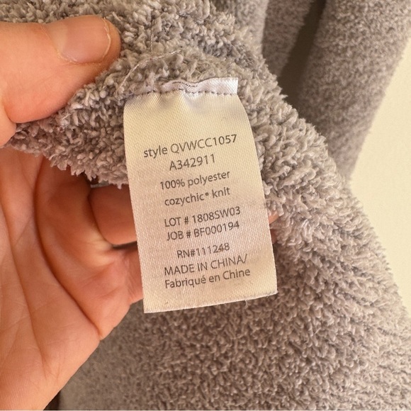 Barefoot Dreams Cozy Chic Cardigan Gray M - Picture 7 of 9